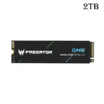 Acer Predator GM6 2TB NVMe PCIe Gen 4x4 M.2 SSD Read Speed Upto 7200, Write Upto 6200