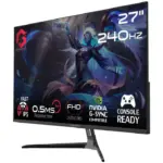 GAMEON GOESP27240IPS Esports Series 27" FHD, 240Hz, MPRT 0.5ms, HDMI 2.1, Fast IPS Gaming Monitor (Supports PS5) - Black - Image 2