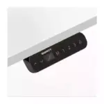 Gamvity L Shape Standing Ergonomic 3 Legs Stand Up Modern Furniture Table Electric Height Adjustable Desk(1000x1750mm) - Grey / White OAK - Image 3