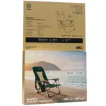 Green Lion Mafer Adjustable Camping Chair - Green - Image 3