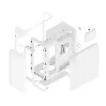 Hyte X50 Modern Performance Atx Case - Snow White - Image 3