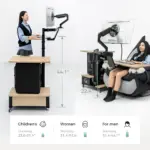 Ingrem Floating Table - White (Left Rudder) - Image 2