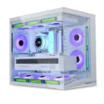 LIAN LI O11 Dynamic Mini V2 ATX Mid Tower Gaming Case - White (Fans Not Included) - Image 2