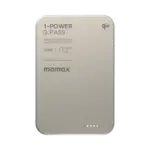 Momax 1-Power Q.Pass Qi2 Magnetic Wireless Power Bank 5000mAh - Titanium