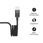 Momax Mag.Link Magnetic USB-A to USB-C Cable 66W 1m - Image 2