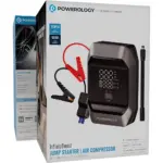 Powerology 10000mah 4-in-1 Jump Starter With Touch Buttons - Black - Image 4