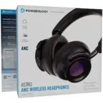 Powerology Astro Anc Wireless Headphones - Black - Image 4