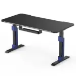 Xd2s Height Adjustable Rgb Gaming Desk Black/blue (140*70) - Image 4