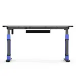 Xd2s Height Adjustable Rgb Gaming Desk Black/blue (140*70) - Image 5