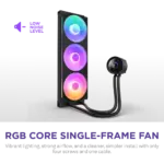 NZXT Kraken 360 RGB V2 360mm AIO Liquid Cooler - Black - Image 3