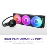 NZXT Kraken 360 RGB V2 360mm AIO Liquid Cooler - Black - Image 2
