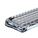 GravaStar Mercury V60 Pro 60% Hall Effect Magnetic Switch Gaming Keyboard - Chrome Silver - Image 2