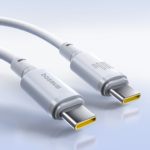 Baseus New Braided Cable USB-C to USB-C 100W 2m - White