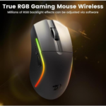 Redragon Tri-Mode Wireless Gaming Mouse M816-STD DEICIDE STANDARD, 24K DPI Ultra-Light Mouse Gaming, RGB, 6 Full Programmable Buttons Mice, Software Support, 200Hrs Long Battery Life for PC, Mac - Image 3