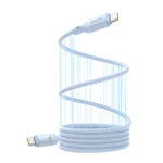 Baseus PicoGo Magnetic Self-Wrap USB-C to USB-C Cable 240W – Blue