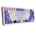 Redragon Flekact Pro 3modes Connection With Lcd Screen Gasket Mounted Mechanical Keyboard - Animated Theme - Image 2