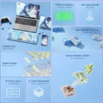 REDRAGON STAR BLADE K707 PRO Anime Keyboard - Image 4