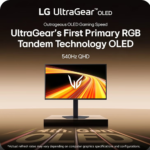 ⁦شاشة ألعاب UltraGear™ OLED مقاس 27 بوصة - وضع مزدوج بدقة QHD وتردد 540 هرتز أو دقة HD 720 هرتز - زمن استجابة 0.02 مللي ثانية - متوافقة مع G-Sync - منفذ DisplayPort 2.1⁩ - الصورة ⁦3⁩
