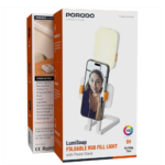 Porodo Lifestyle LumiSnap Foldable RGB Fill Light with Phone Stand - Image 4