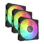 ASUS TUF Gaming TR120 ARGB Triple Pack Case Fan - Black