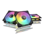 ASUS TUF Gaming TR120 ARGB Triple Pack Case Fan - Black - Image 2