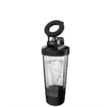 Porodo Lifestyle Grip & Mix Protein Shaker Bottle - Black - Image 2
