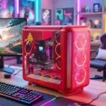 كمبيوتر الألعاب HYTE X50 معالج Ryzen 7 9800X3D | كارت شاشة RTX 5070 Ti بسعة 16 جيجابايت | ذاكرة رام 32 جيجابايت | وحدة تخزين 1TB SSD