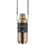 Lepresso Thermatrail Thermos Bottle With Crossbody Strap - Gold - Image 2