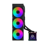 Lian Li Hydro-shift Ii Lcd-s 360tl Liquid Cpu Cooler With Tl Wireless Fans, 3.4" Ips Lcd Screen - Black - Image 2