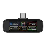 Powerology Vaultx 256Gb Mini Portable SSD Drive - Black - Image 2