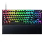 لوحة مفاتيح Razer Huntsman V3 Pro Tenkeyless لوحة مفاتيح ألعاب سلكية للرياضات الإلكترونية بتردد 8KHz - بمفاتيح Razer التناظرية البصرية من الجيل الثاني - اللون الأسود