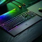 ⁦لوحة مفاتيح الألعاب Razer Huntsman V3 Pro TKL 8KHz للرياضات الإلكترونية - تخطيط أمريكي (US) - لون أسود⁩ - الصورة ⁦2⁩
