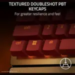 ⁦لوحة مفاتيح الألعاب Razer Huntsman V3 Pro TKL إصدار الرياضات الإلكترونية Counter-Strike 2 - ذهبي⁩ - الصورة ⁦5⁩