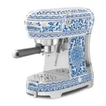 Smeg 50's Style Manual Espresso Coffee Machine, Blu Mediterraneo Smeg & Dolce&gabbana - Image 2
