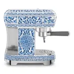 Smeg 50's Style Manual Espresso Coffee Machine, Blu Mediterraneo Smeg & Dolce&gabbana - Image 4