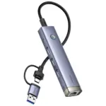 BASEUS ULTRAJOY 4-PORT HUB AIR – SPACE GREY