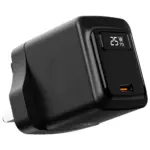 Porodo Gan 25w Usb-c Wall Charger-black