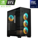 كمبيوتر الألعاب GIGABYTE C500 | معالج INTEL ULTRA 7 | كرت شاشة RTX 5070 بسعة 12 جيجابايت OC | ذاكرة 32 جيجابايت | قرص SSD سعة 1 تيرابايت