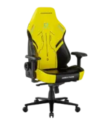 DXRacer MARTIAN Series Electric Adjustable Backrest Large Gaming Chair - Black/Yellow - Image 6