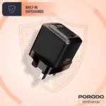 Porodo Gan 25w Usb-c Wall Charger-black - Image 5