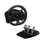 عجلة قيادة Logitech G923 مع دواسات لأجهزة بلاي ستيشن PS4 والكمبيوتر الشخصي وPS5