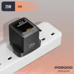 Porodo Gan 25w Usb-c Wall Charger-black - Image 6