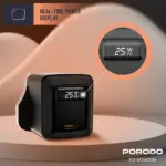 Porodo Gan 25w Usb-c Wall Charger-black - Image 7