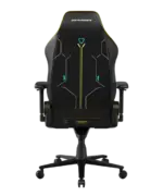 DXRacer MARTIAN Series Electric Adjustable Backrest Large Gaming Chair - Black/Yellow - Image 3