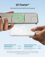 Anker Nano Power Bank (5K, MagGo, Slim) 5000mAh - White - Image 3