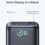 ⁦Anker 533 Power Bank (Powercore 30W, 10k)-Black⁩ - الصورة ⁦3⁩
