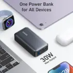 ⁦Anker 533 Power Bank (Powercore 30W, 10k)-Black⁩ - الصورة ⁦4⁩