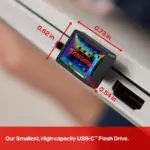 ⁦وحدة الذاكرة الفلاشية SanDisk Ultra Fit USB-C بسعة 128 جيجابايت⁩ - الصورة ⁦2⁩