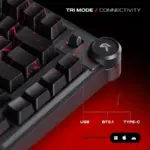 CYBEART Nighthawk 75 - The Batman TKL Tri-Mode Gaming Keyboard (English) - Image 6