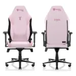 ⁦كرسي الألعاب Secretlab TITAN Evo SoftWeave Plus باللون الوردي الفاتح (مقاس R)⁩ - الصورة ⁦3⁩